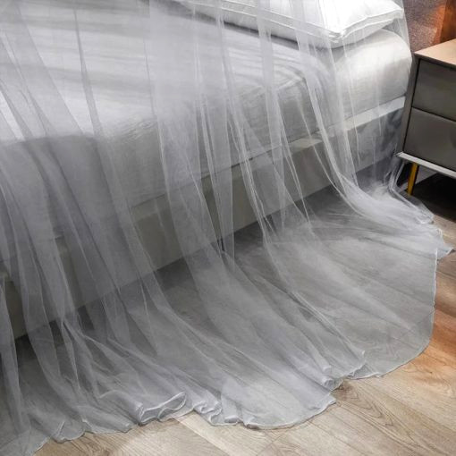 grey mosquito net