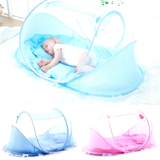 inflatable bed with mosquito net