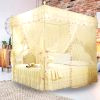 mosquito net bed 2 seater beige