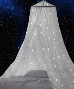 mosquito net bed canopy stars 2