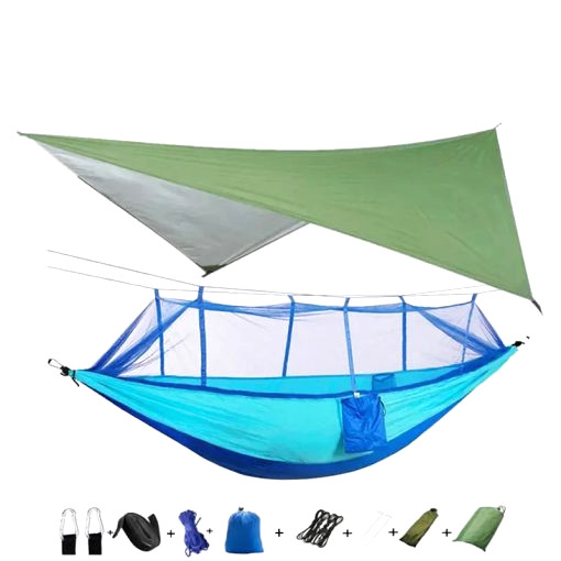 mosquito net hammock and tarpaulin 3