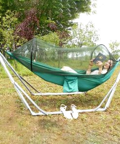 mosquito net hammock on stand 4