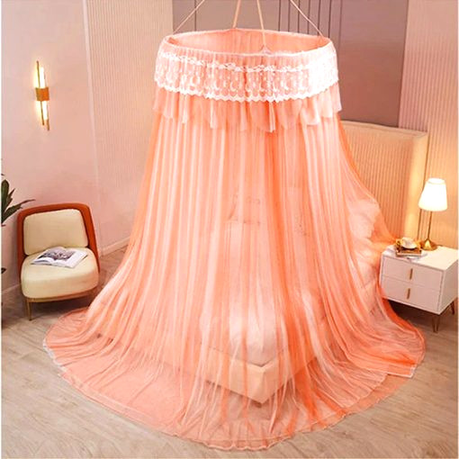 orange mosquito net